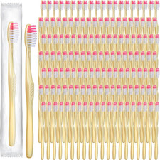 1000 Pcs Disposable Toothbrushes Bulk Individually Wrapped Manual Soft Bristle T