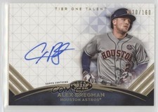 2018 Topps Tier One Tier One Talent Auto 30/160 Alex Bregman #TTA-ABR Auto s3g