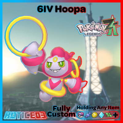   Hoopa 6IV   Mega Dimension Pokemon Legends ZA In Hand Ready   Fast  