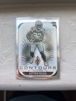 2025 Panini Phoenix - Contours Matthew Golden #12 (RC) Green Bay Packers