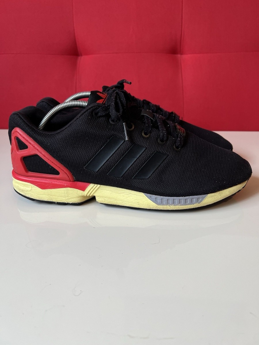 Adidas Torsion ZX Flux Black Red Yellow Men's Uk Size 10 UK