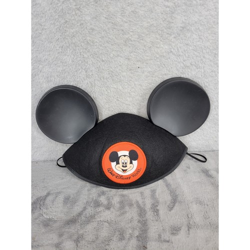 Disney World Mickey Mouse Ears Headband Black Embroidered Lisa Custom
