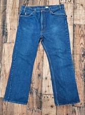 Vintage Levi’s 517 Orange Tab Flare Jeans Men 40x30 USA Made Western Bootcut 90s