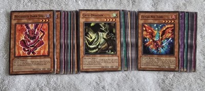 NM COLLECTION YuGiOh 61 card SET 1ST ED COMMON Legacy of Darkness Vintage LOD