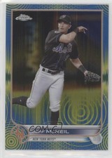 2022 Topps Chrome Sonic Blue & Yellow Pulse Refractor 54/75 Jeff McNeil #2 0ws1
