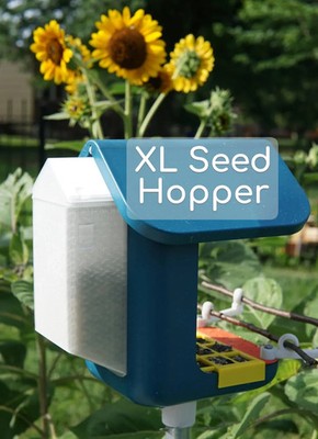 XL Extended Seed Hopper   Compatible 3rd Party Accessory for Bird Buddy 