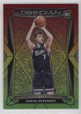 2023-24 Panini Obsidian Electric Etch Reggae Flood /75 Sasha Vezenkov #91 6q5