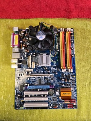MAINBOARD ASROCK CONROE1333/4xDDR Il800 ungeprüft #R4