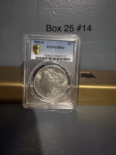 1921-S Morgan PCGS MS61