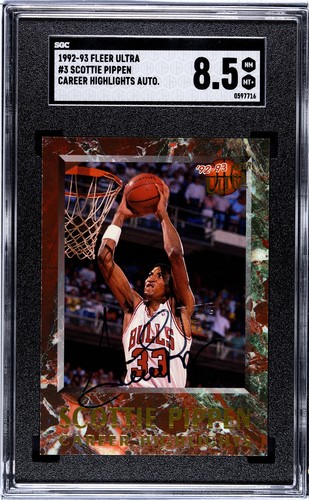 Scottie Pippen [Autograph] #3 card from 1992 Ultra Scottie Pippen
