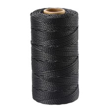 Black Nylon Twine 350ft 3mm UV Resistant for Garden Fishing Wrap Camping