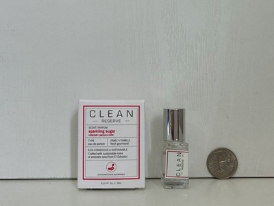 NIB Clean Reserve Sparkling Sugar EDP Rollerball Roll Mini 3ml / 0.10 oz