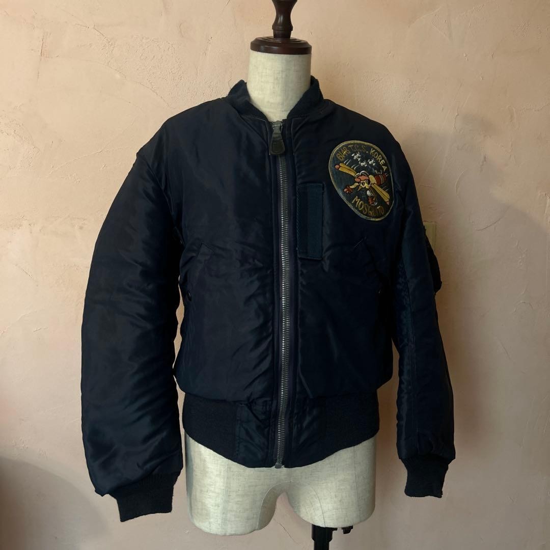 Buzz Rickson's Flight Jacket Nylon Navy Japan - image 23