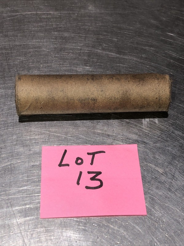 Old Coin Roll Cent Penny Bank Roll– UnSearched Unknown Bank Wrapper