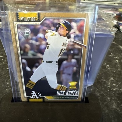Nick Kurtz 2026 Topps Series 1 Gold Border  /2026 #97 Athletics