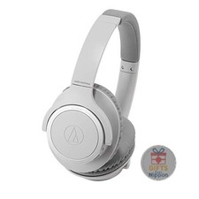 Audio-Technica ATH-SR30BT GY Wireless Bluetooth Headphones Gray 70H Battery