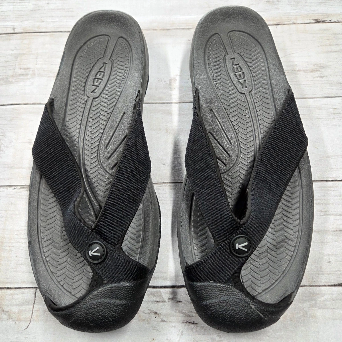 Keen Men\'s Black Gray Waimea H2 Close Toe Slip-On Flip-Flop Sandal Size 11 KEEN Waimea H2 Sandal - Men main image 4