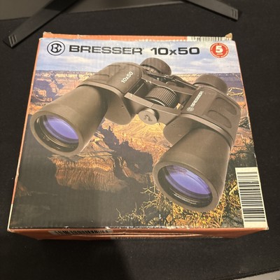 Bresser, Fernglas 10x50, Bak4 Long Eye Relief(LE) 114m/1000m