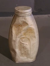 Antique EMPTY Justrite Small Metal Carbide Can, Coal Mining (A)