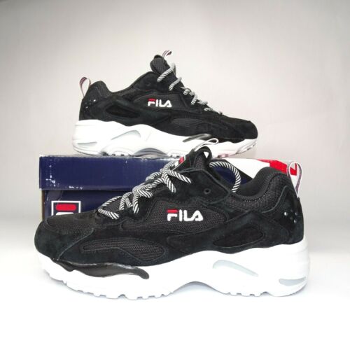 FILA Women's Ray Tracer Black Fashion Sneakers Trail Shoes Various Sizes - Picture 1 of 11