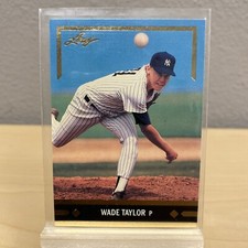 1991 Leaf Gold Rookies Baseball Card Wade Taylor Rookie New York Yankees #BC16