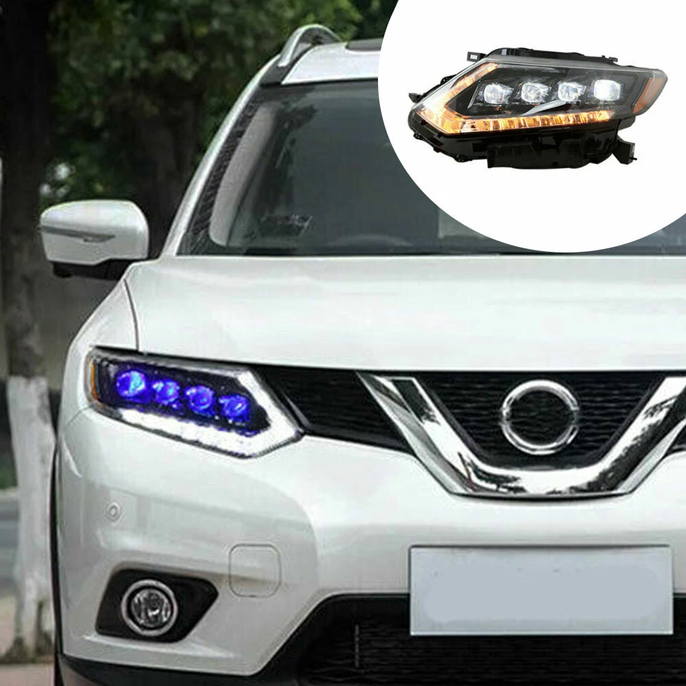 For Nissan Rogue 14 16 LED DRL Sequential Turn Signal LED