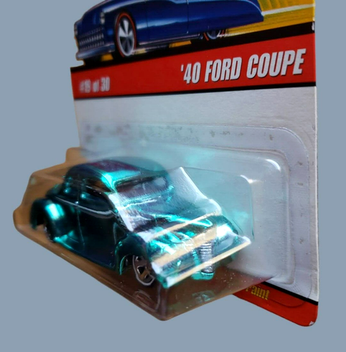 2006 Hot Wheels '40 Ford Coupe Spectraflame Green Classics Serie 2 WL5SP MOC - Bild 8 von 13