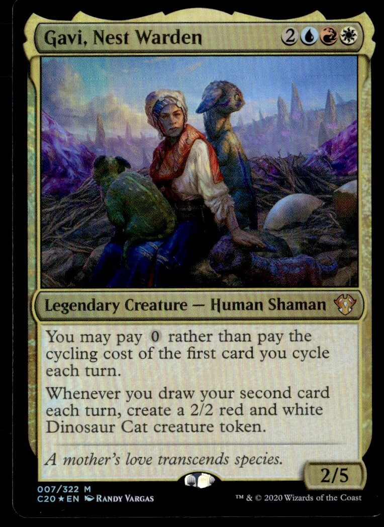 2020 Commander 2020 Gavi, Nest Warden Memorabilia/Mythic #7