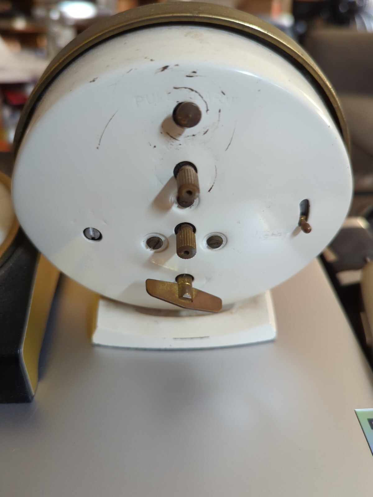 Lot Of 3 Vintage Desk Clocks Westclox Socodimex Seeburg Waterford