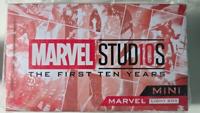 Hot Toys Marvel Studios First 10 Years 10th Anniversary Mini Light Box Red MISB