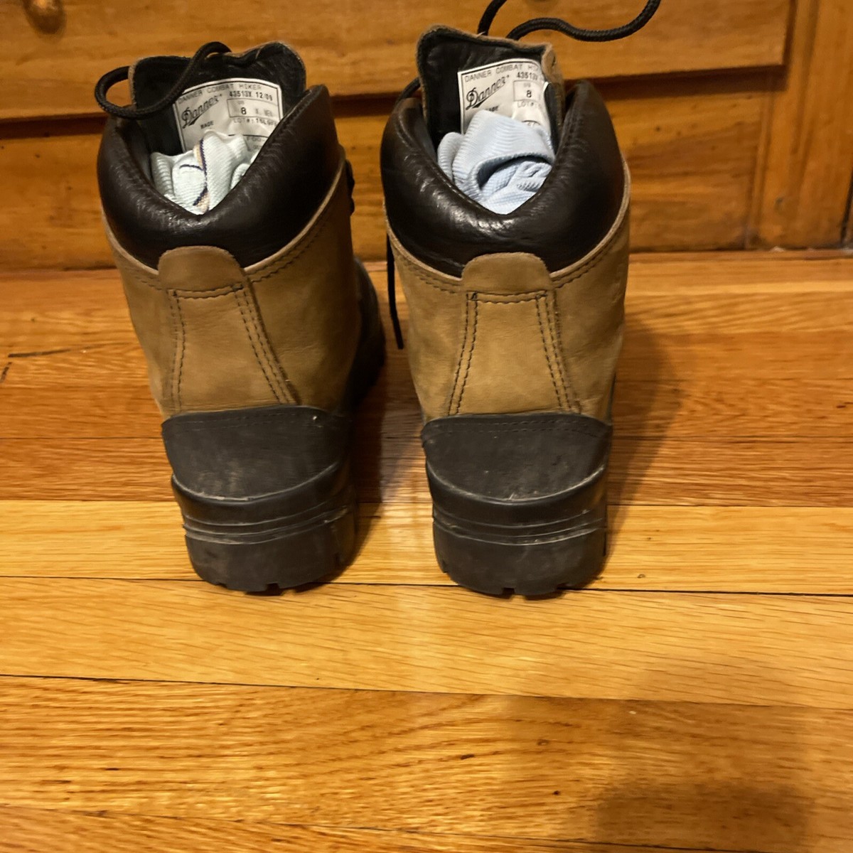 Danner Combat Hiker Mens Size 8W Brown Classic Outdoor Military Danner Combat Hiker Mens Size 8W Brown Classic Outdoor Military