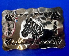 Vintage Horse Head Native American / Southwestern Vibe Vintage Belt Buckle