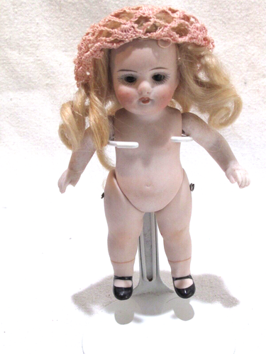Antique 5 1/2" Kestner All Bisque Jointed Girl Doll # 150 - Picture 4 of 10