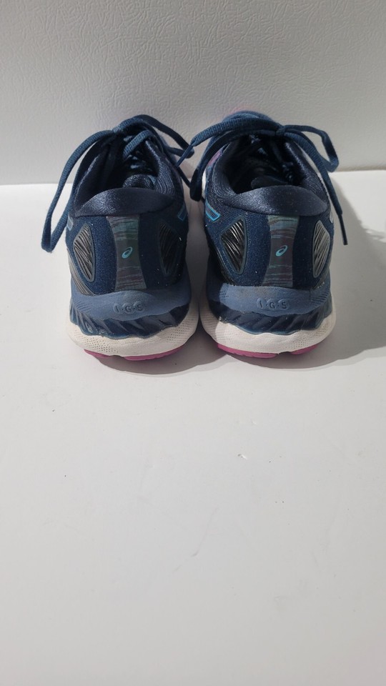 ASICS Womens GelNimbus 23 Blue & Pink Running Shoes Model 1012A885