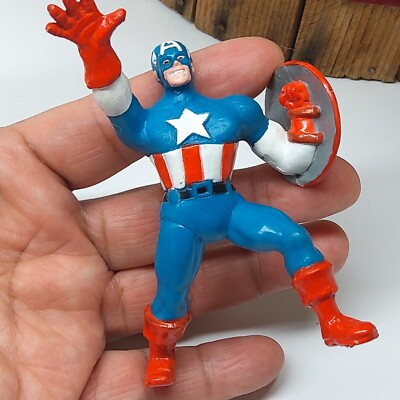 MARVEL CAPTAIN AMERICA 11'' Figure w/ Shield Marvel Applause VINTAGE 1997 RARE