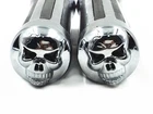 1'' SKULL HAND GRIPS for Kawasaki Vulcan VN 500 800 900 1500 1600 2000 Cruiser