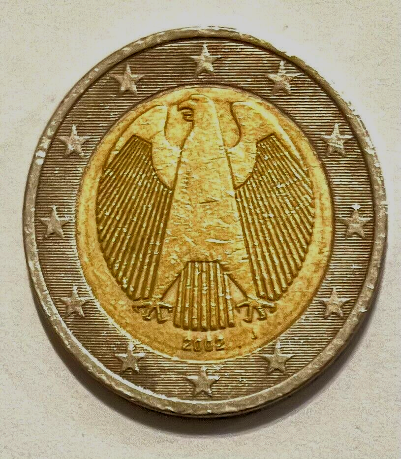 1ユーロコイン ドイツ 2002年製 コレクション 2002年ドイツ1ユーロ硬貨