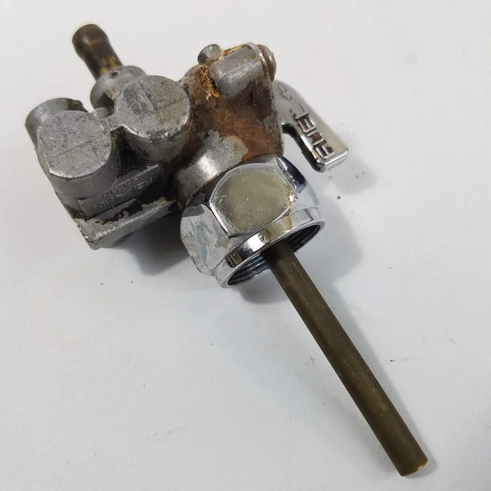 Прямой запорный клапан топливного крана Harley Davidson Keihin Shovelhead Softail - Изображение 2 из 4