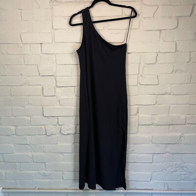 strapless open back dress Seafolly Ladies Jersey Rib One Shoulder Dress main image 1