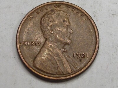 XF 1921-s Lincoln Weizen Penny. #41