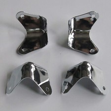 8Pack Metal 2 Leg Guitar AMP Amplifier Cabinet Corners Protectors For Fender c