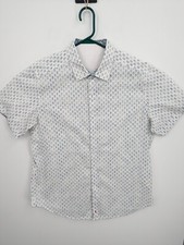 Robert Graham Men's Classic Fit White Shirt Sleeve Button Up Shirt, Size XL