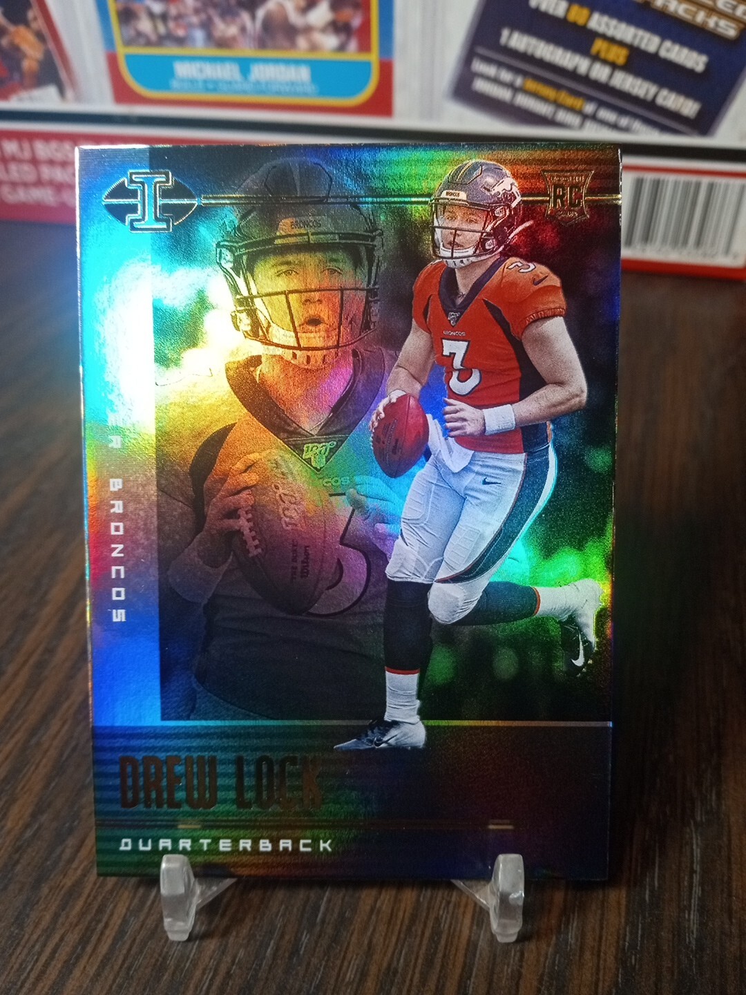 2019 Panini Illusions Football Drew Lock #4 RC - Hobby Thick Stock - Seahawks 
