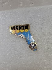 Kiwanis International Collector's Pin Lady Lake Florida Vision 2000 Enamel