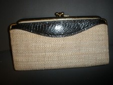 Vintage Woman's Wallet Baronet Genuine Cowhide