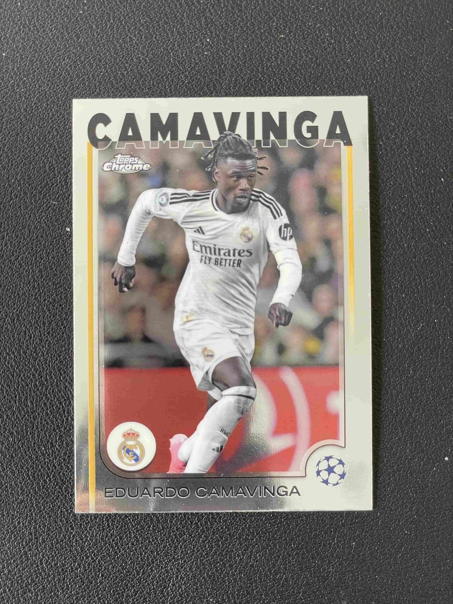 Eduardo Camavinga 2025 Topps Chrome UCC Base Real Madrid #93 | eBay