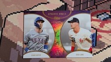 2025 Topps Dynamic Duals Baseball #33 Evan Carter & Josh Jung /99
