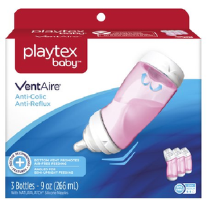 pink playtex ventaire bottles