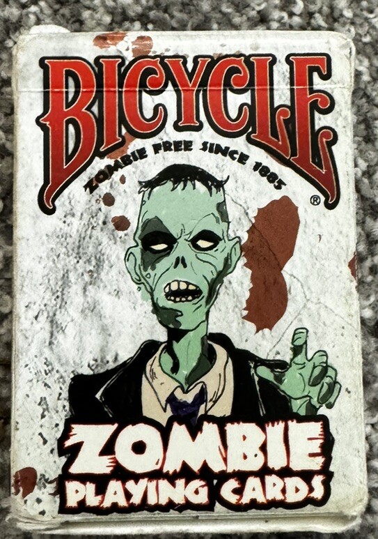 Rare Bicycle Zombie Deck Playing Cards 2012 Good Condition