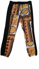 Ropa Reason para hombre, pantalones de diseño Swag dorado, dorado, negro, blanco